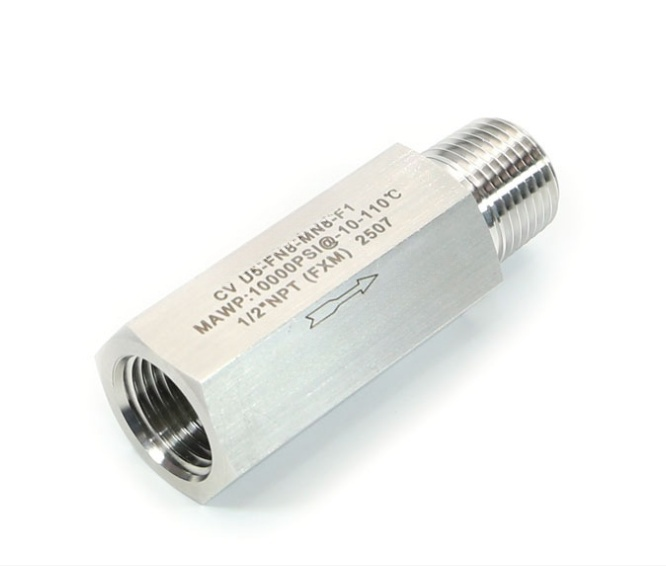 10000psi High Pressure Stainless Steel One Way Check Valve