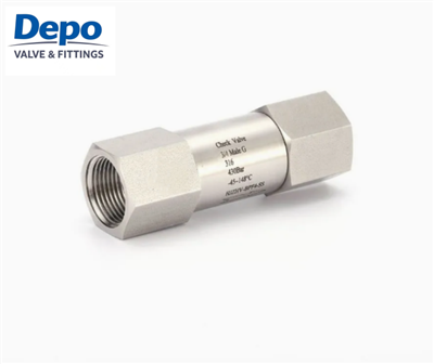 Vàlvula de retenció unidireccional d'acer inoxidable d'alta pressió