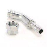 Adaptador de mànega hidràulica JIC Femella Colze de 45 graus Conjunt de mànega femella Connector d'extrem de mànega