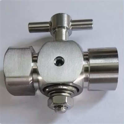 Polla de manòmetre femella d'acer inoxidable