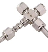 Acoblament creuat de quatre vies d'acer inoxidable