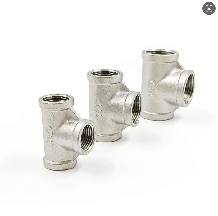 Connector en T d'acer inoxidable