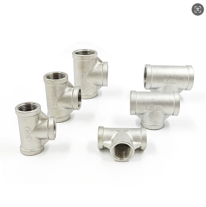 Tee Connector 304 Stainless Steel Tee Connector Female Threaded Connector Customizable